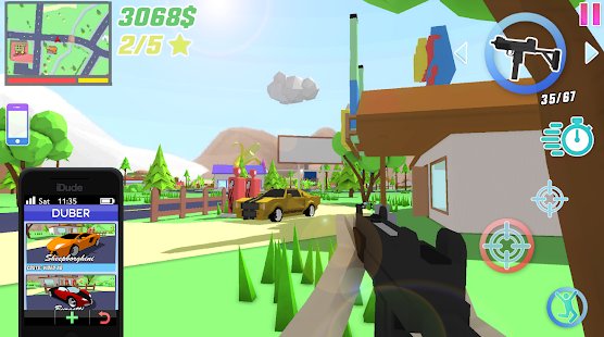 Скриншот Dude Theft Wars: Open World Sandbox Simulator