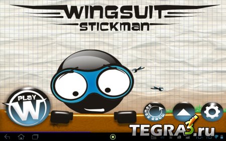 Wingsuit Stickman (обновлено до v1.4) [G-Sensor]