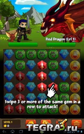 Battle Gems (Adventure Quest) v1.0.8 [Higher Base Stat-Gold]